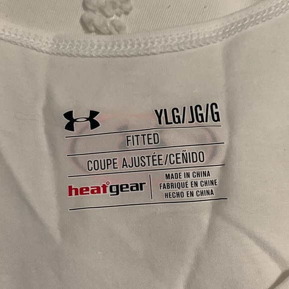YOUTH LARGE Under Armour fitted tank - Picture 3 of 4